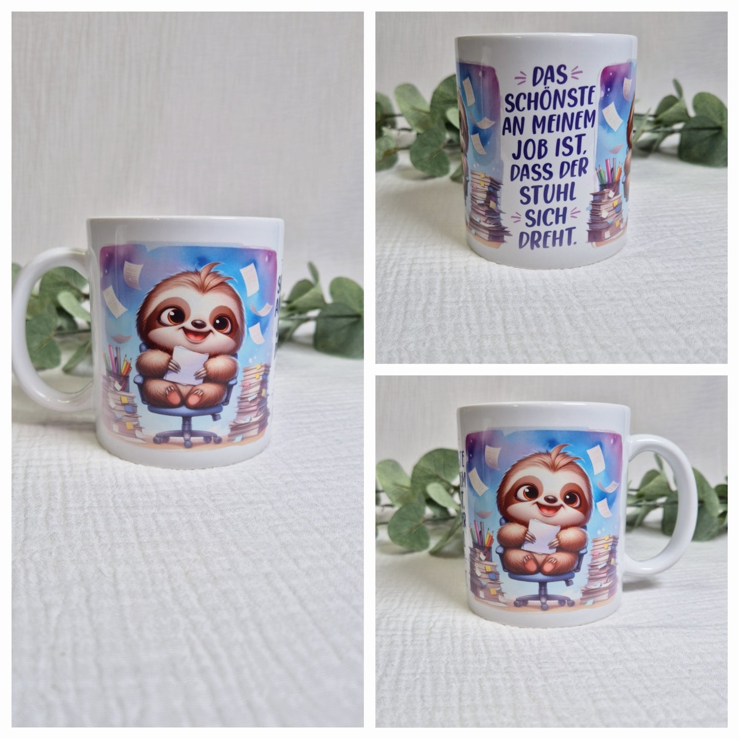 Keramiktasse "Büro"