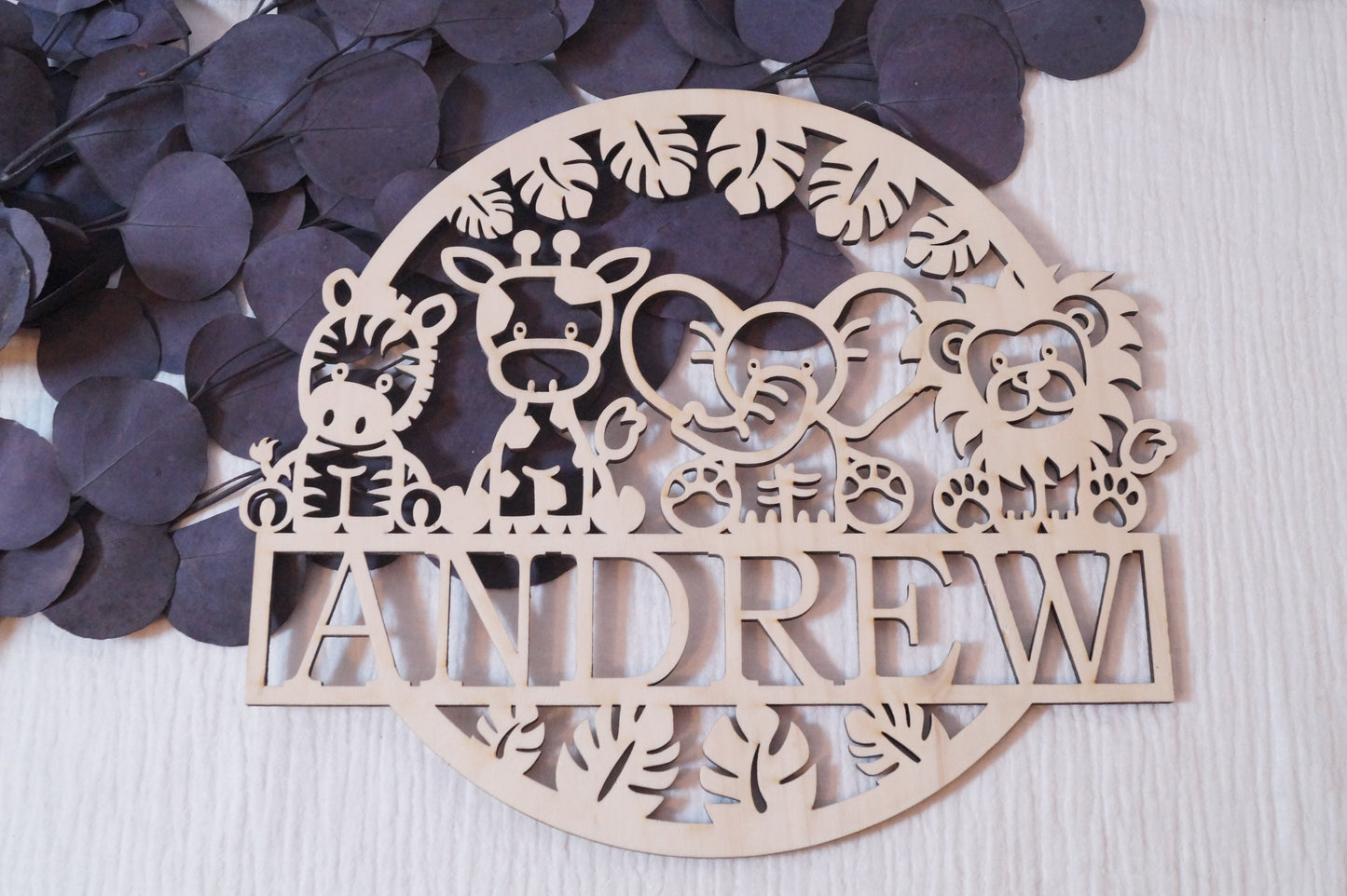 Türschild, Holzschild, personalisiert