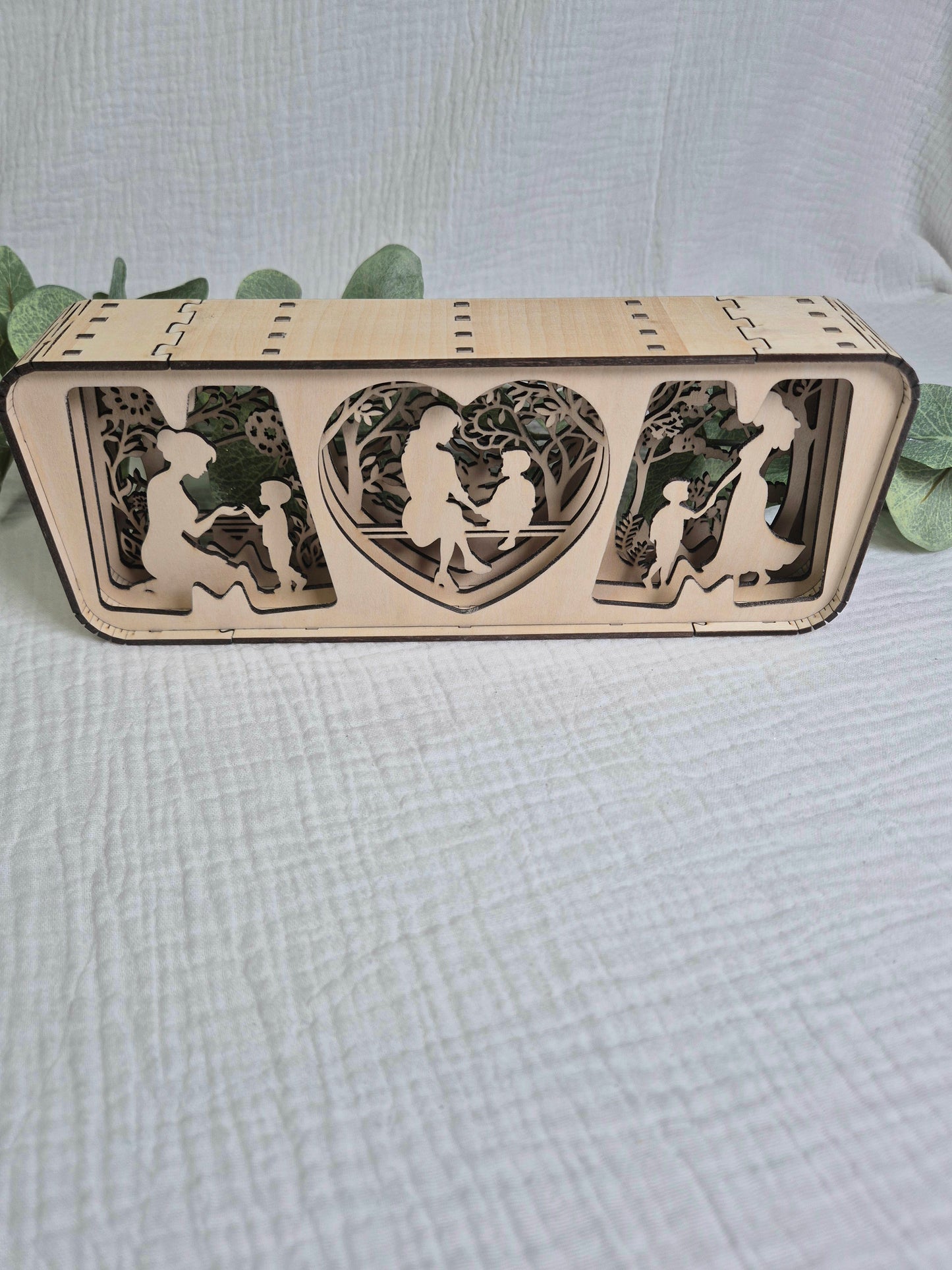 Aufsteller "Mama&Sohn"