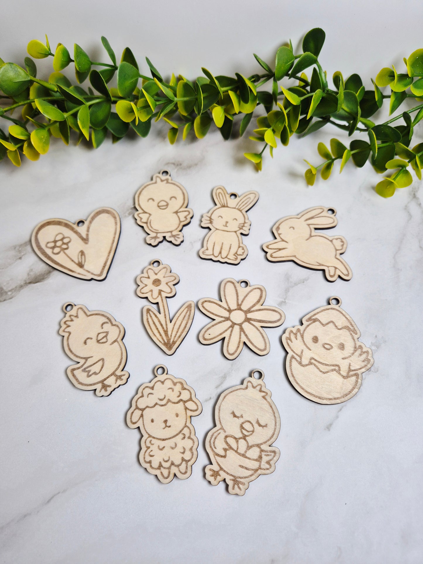 Anhänger-Set Frühling