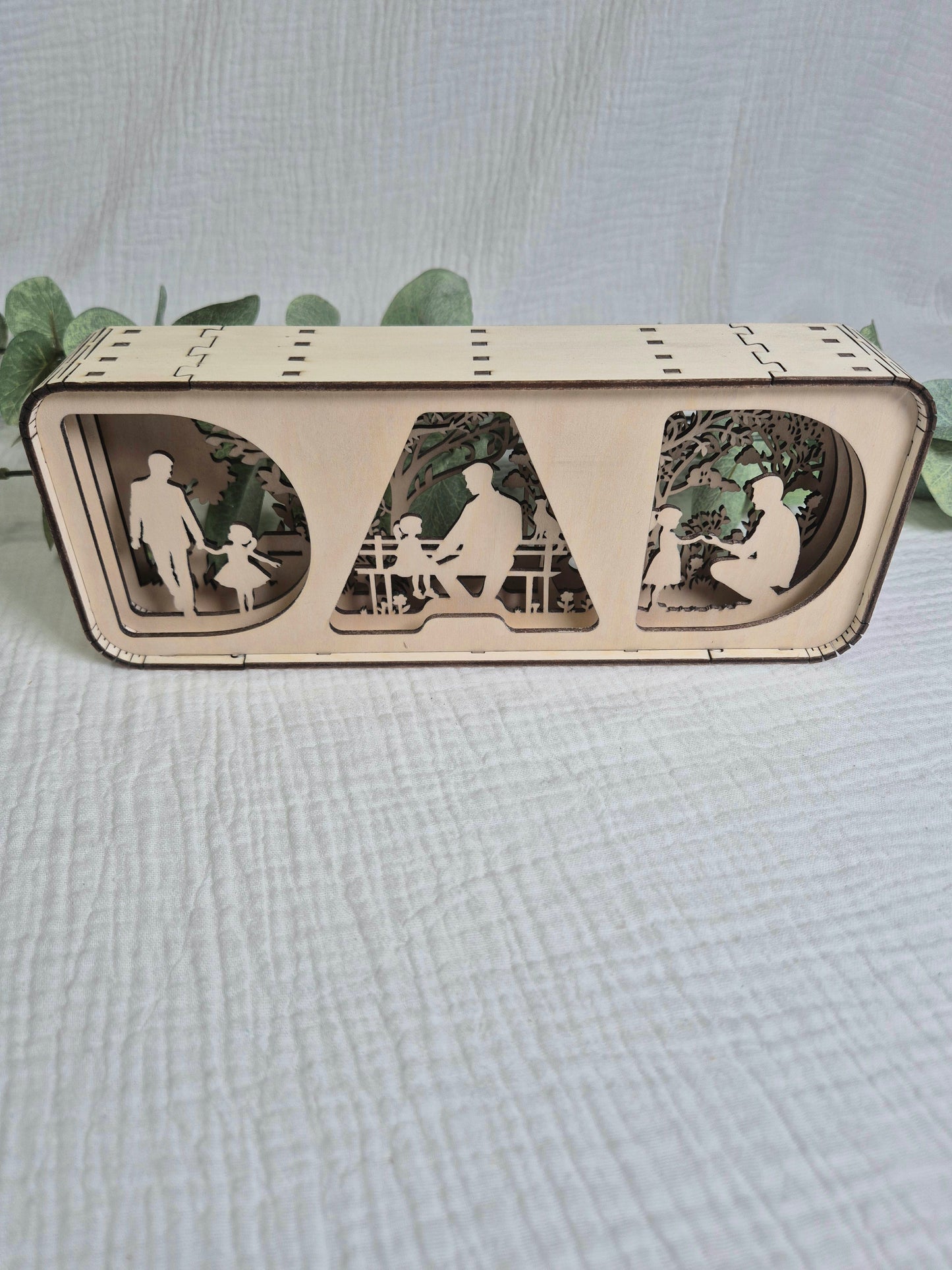 Aufsteller "Papa&Tochter"