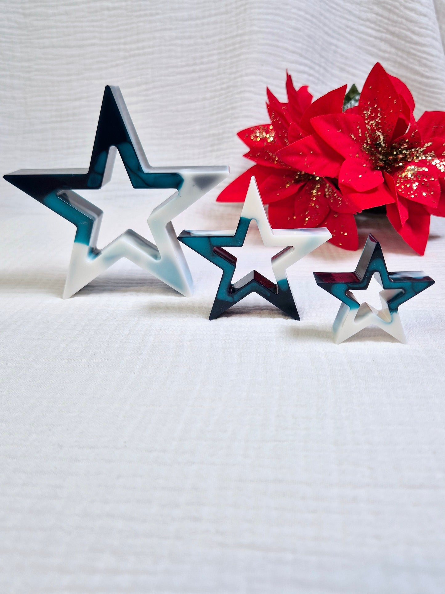 Sterne 3er Set in verschiedenen Varianten