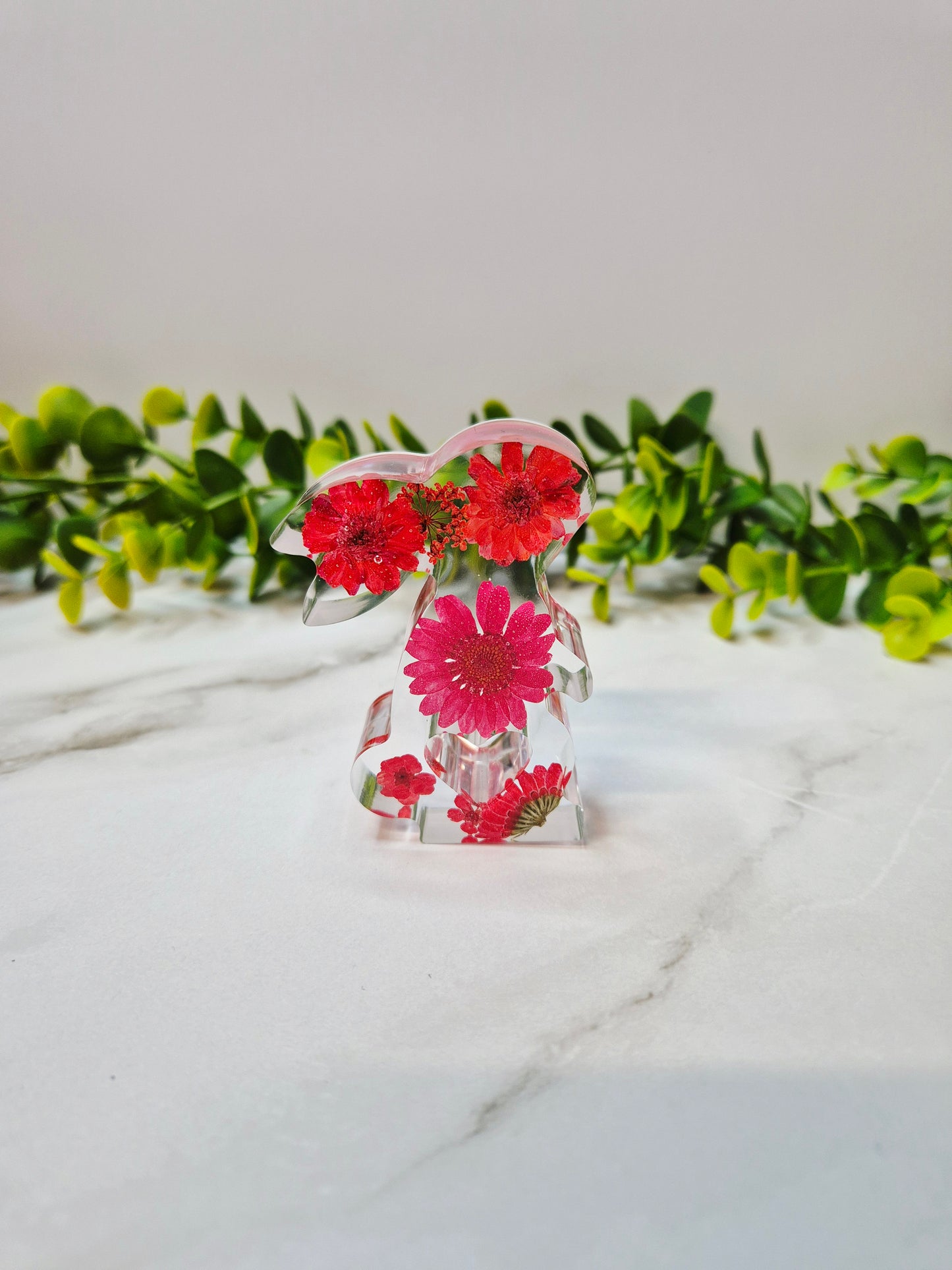 Dekohasen mit echten Blüten