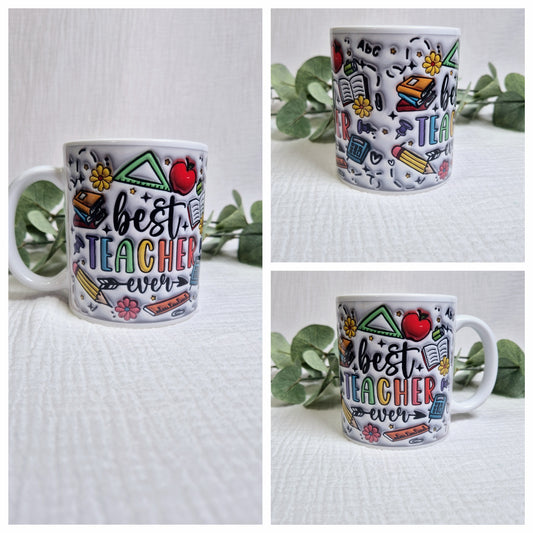 Keramiktasse "bester Lehrer"