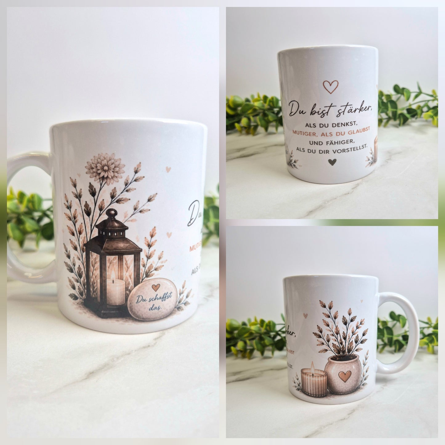 Keramiktasse "Du bist stärker"