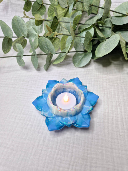 Teelichthalter "Lotusblüte" in verschiedenen Varianten