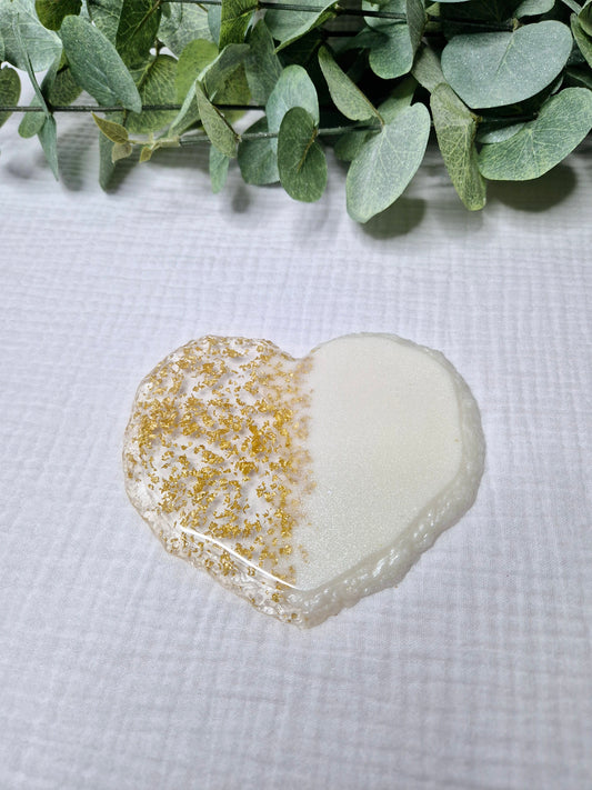 Einzelstück! Untersetzer in Herzform