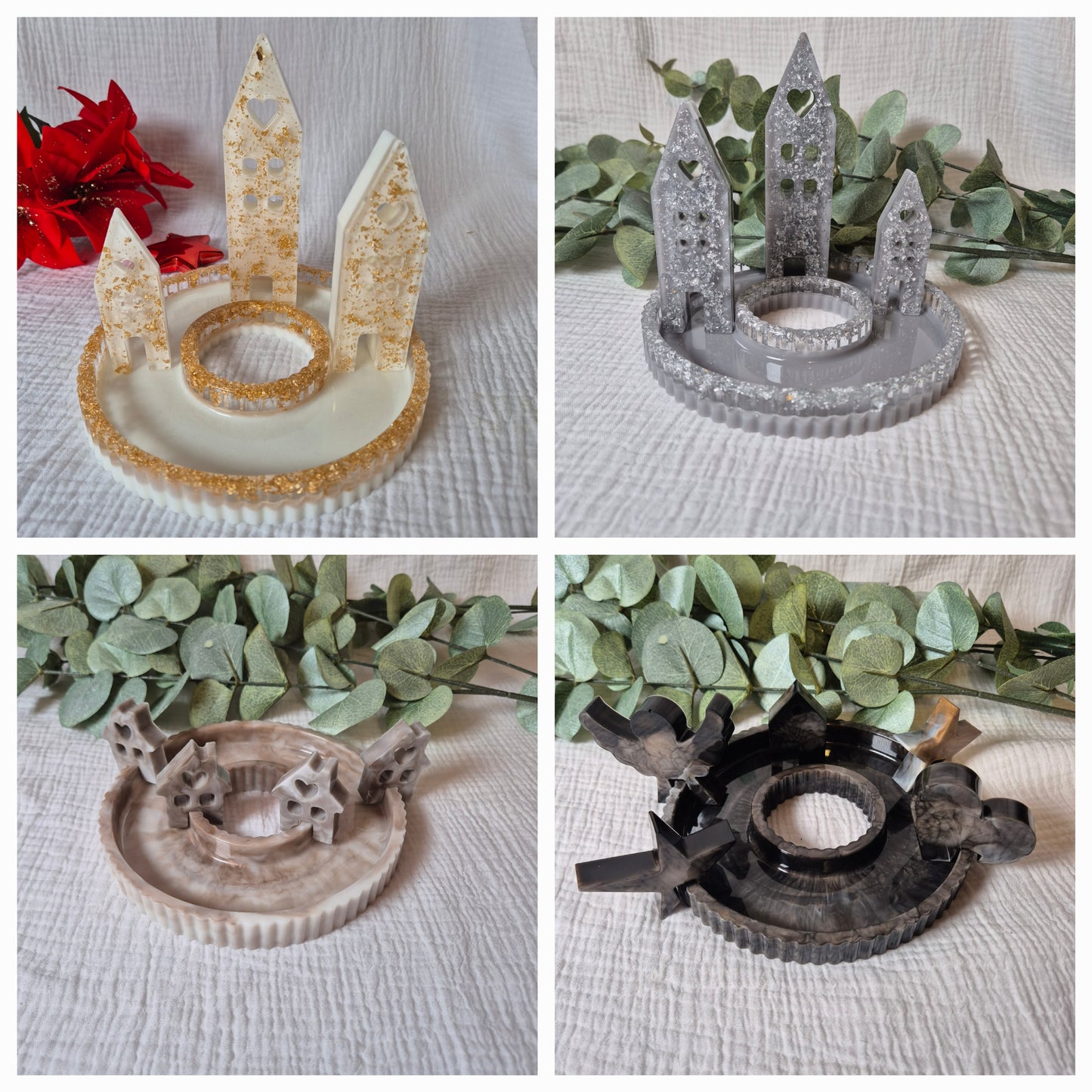 Dekoteller in verschiedenen Varianten