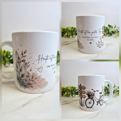 Keramiktasse "Heute ist ein guter Tag"