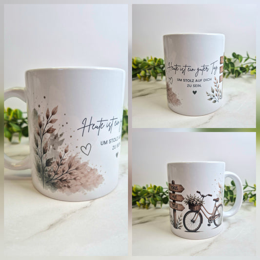 Keramiktasse "Heute ist ein guter Tag"