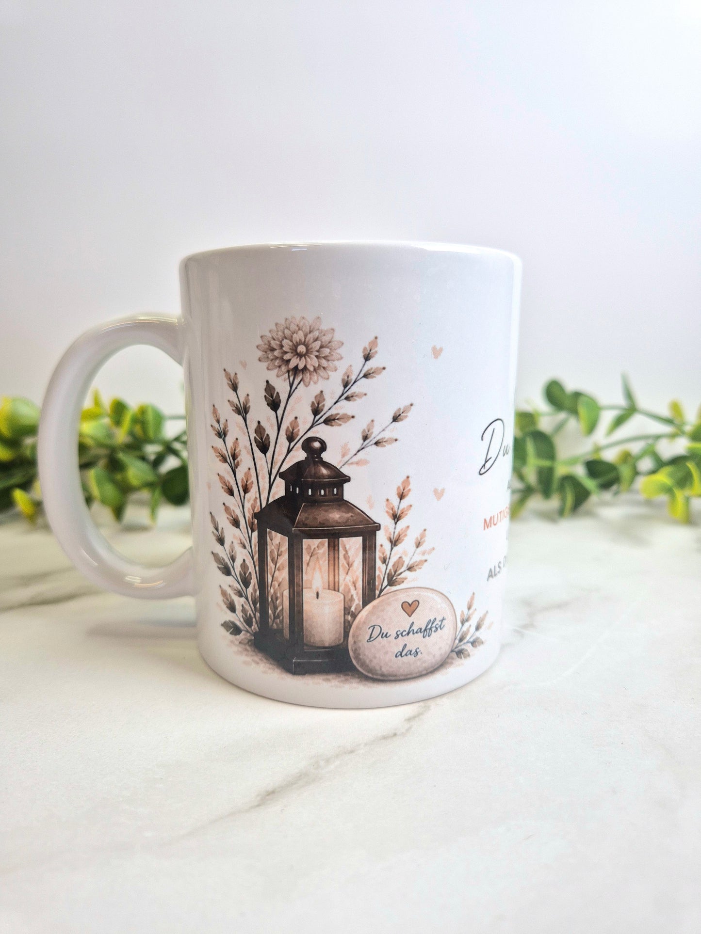Keramiktasse "Du bist stärker"